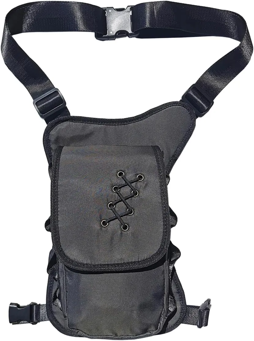 Thigh Pack, Larswon Leg Bag Thigh Pouch Bag Tactical Waist Bag Motorcycle Bag Waterproof