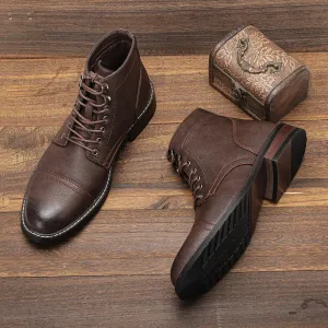 Thomas | Classic Cap-Toe Derby Boots