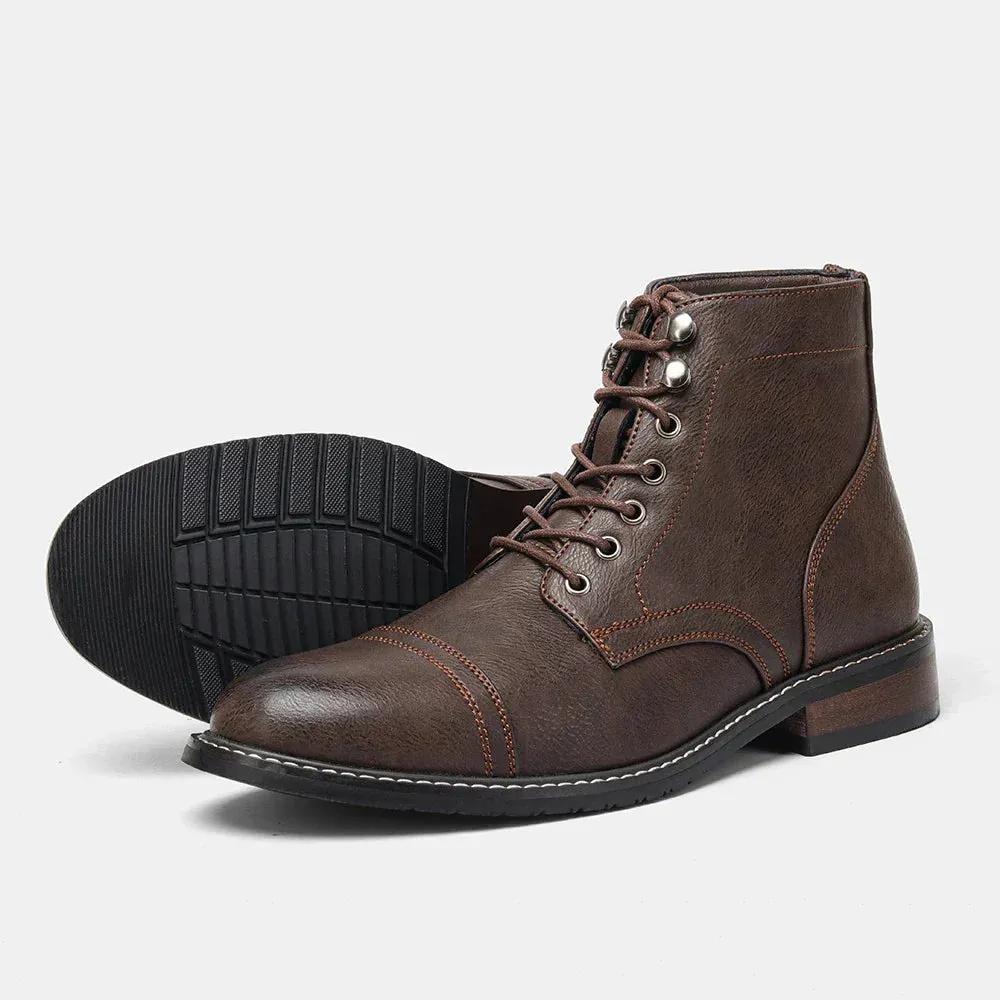 Thomas | Classic Cap-Toe Derby Boots