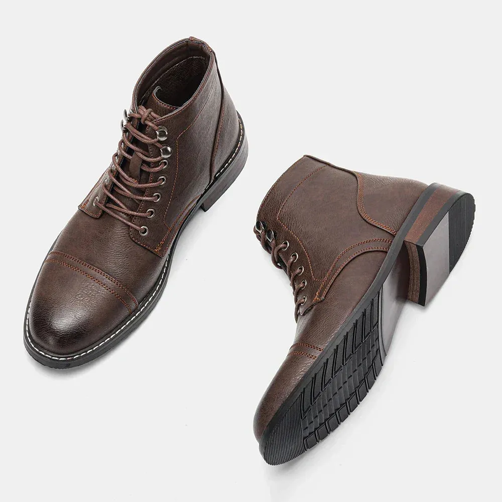 Thomas | Classic Cap-Toe Derby Boots
