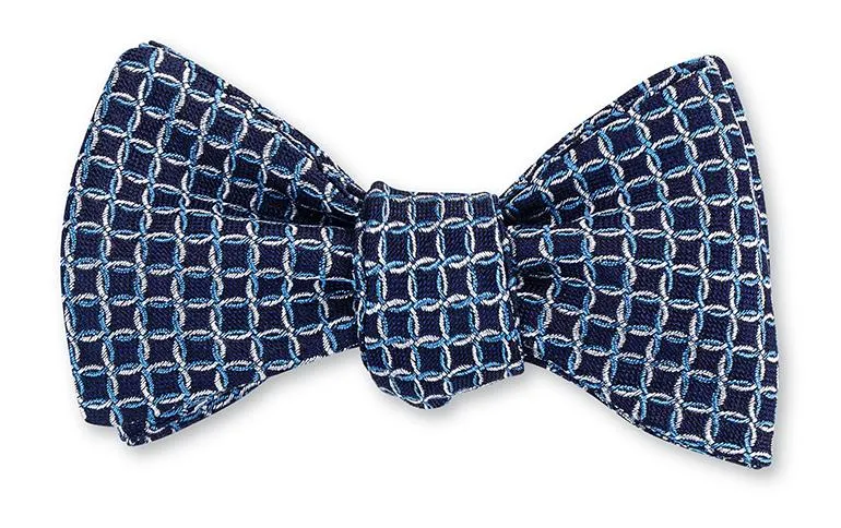 Tie Beautifully crafted Links - Bow Supportive policies Palisade B4379 Navy