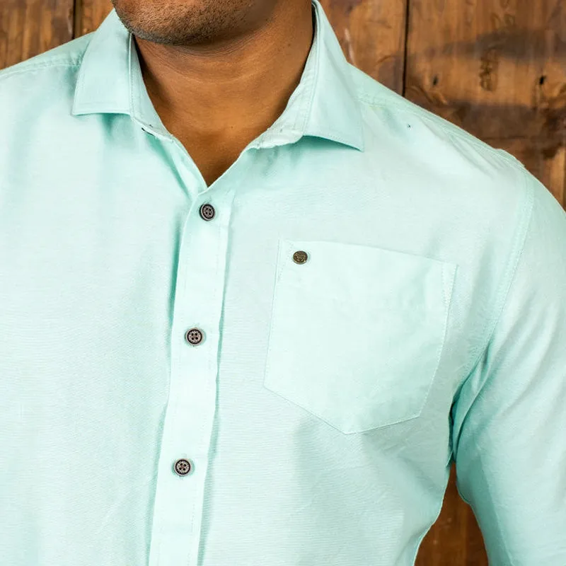 Timeless Oxford Slim Fit Shirt Mint
