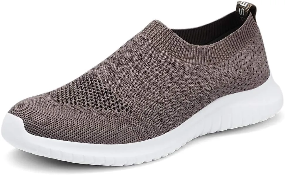 TIOSEBON Women's Athletic Walking Shoes Slip On Casual Mesh-Comfortable Tennis Workout Sneakers