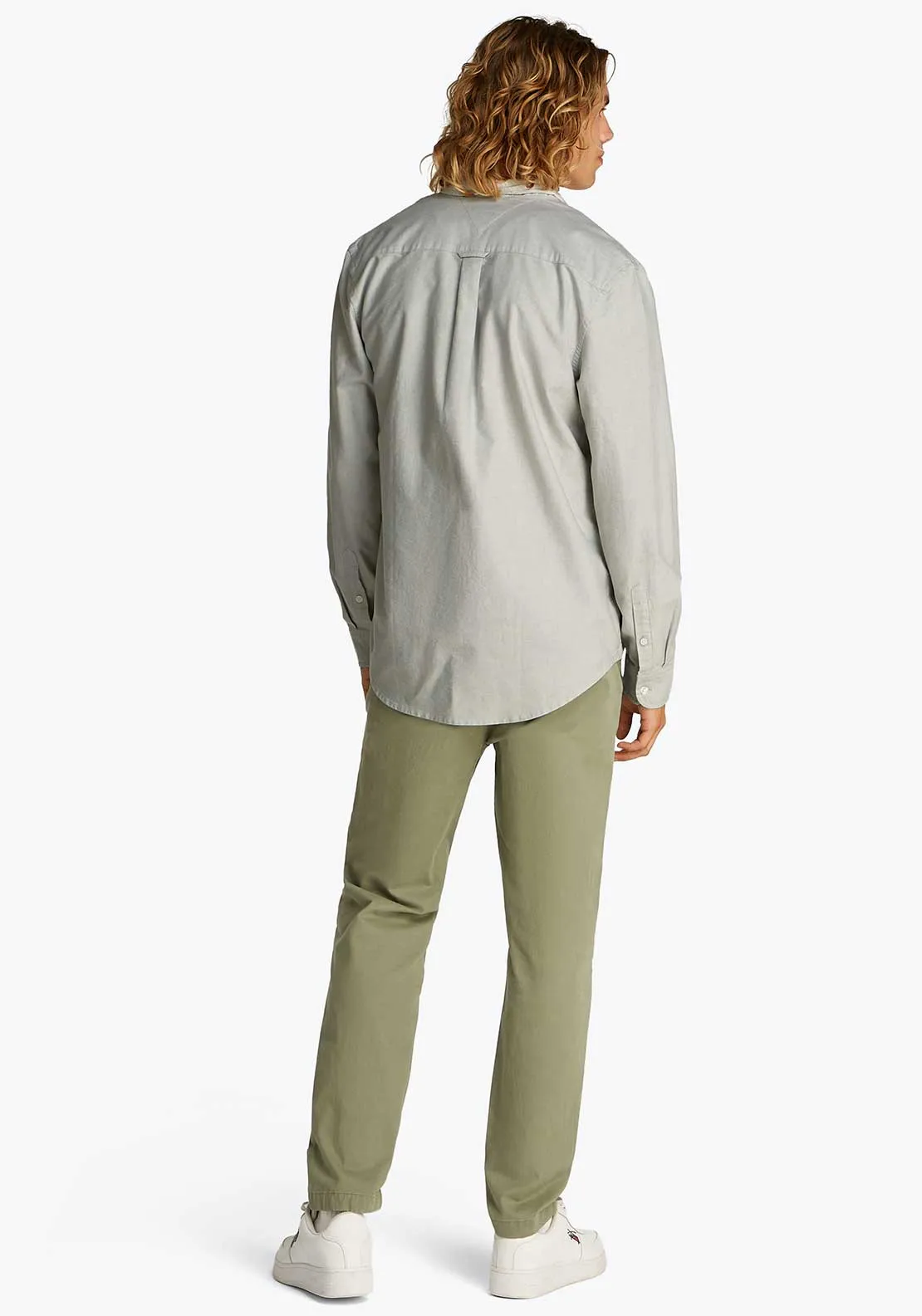 Tommy Jeans Oxford Shirt, Aruba Green