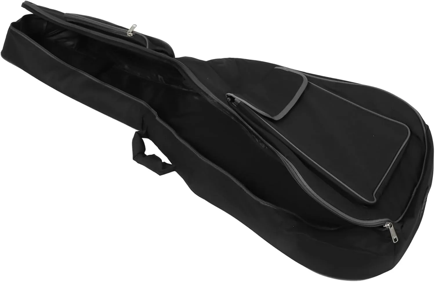 Totority Guitar Backpack for Travel Home Use 40/41 Inches Double Shoulder Oxford Cotton Black