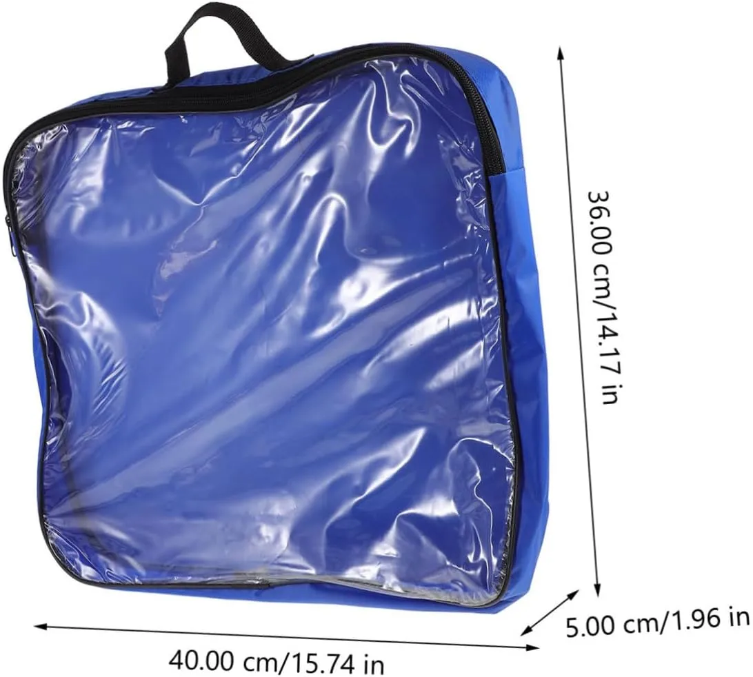 Toyvian Capacity er Skates Carrying Bag Stylish Storage Pouch for Inline and Ice Skating Shoes Durable and