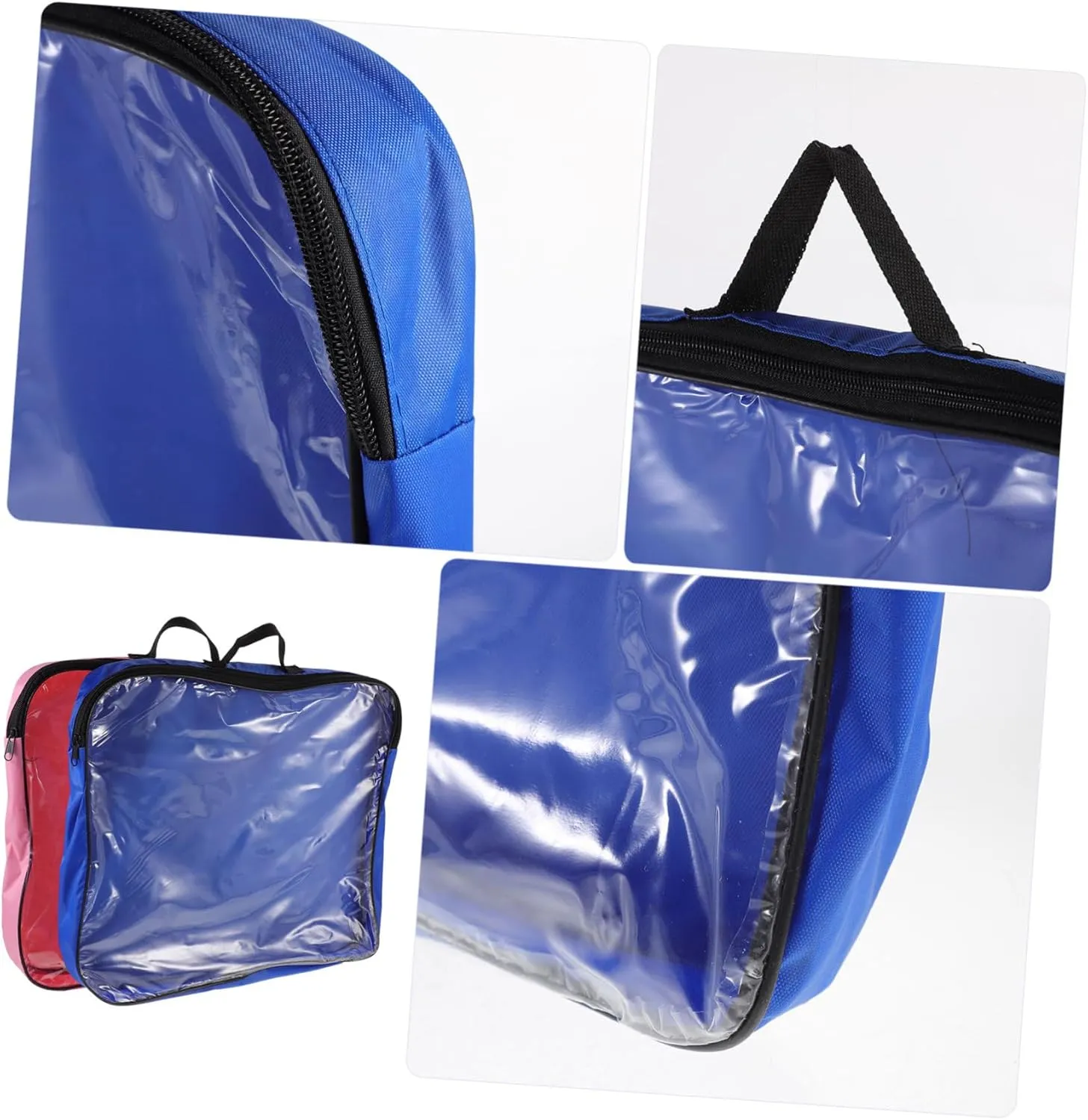 Toyvian Capacity er Skates Carrying Bag Stylish Storage Pouch for Inline and Ice Skating Shoes Durable and