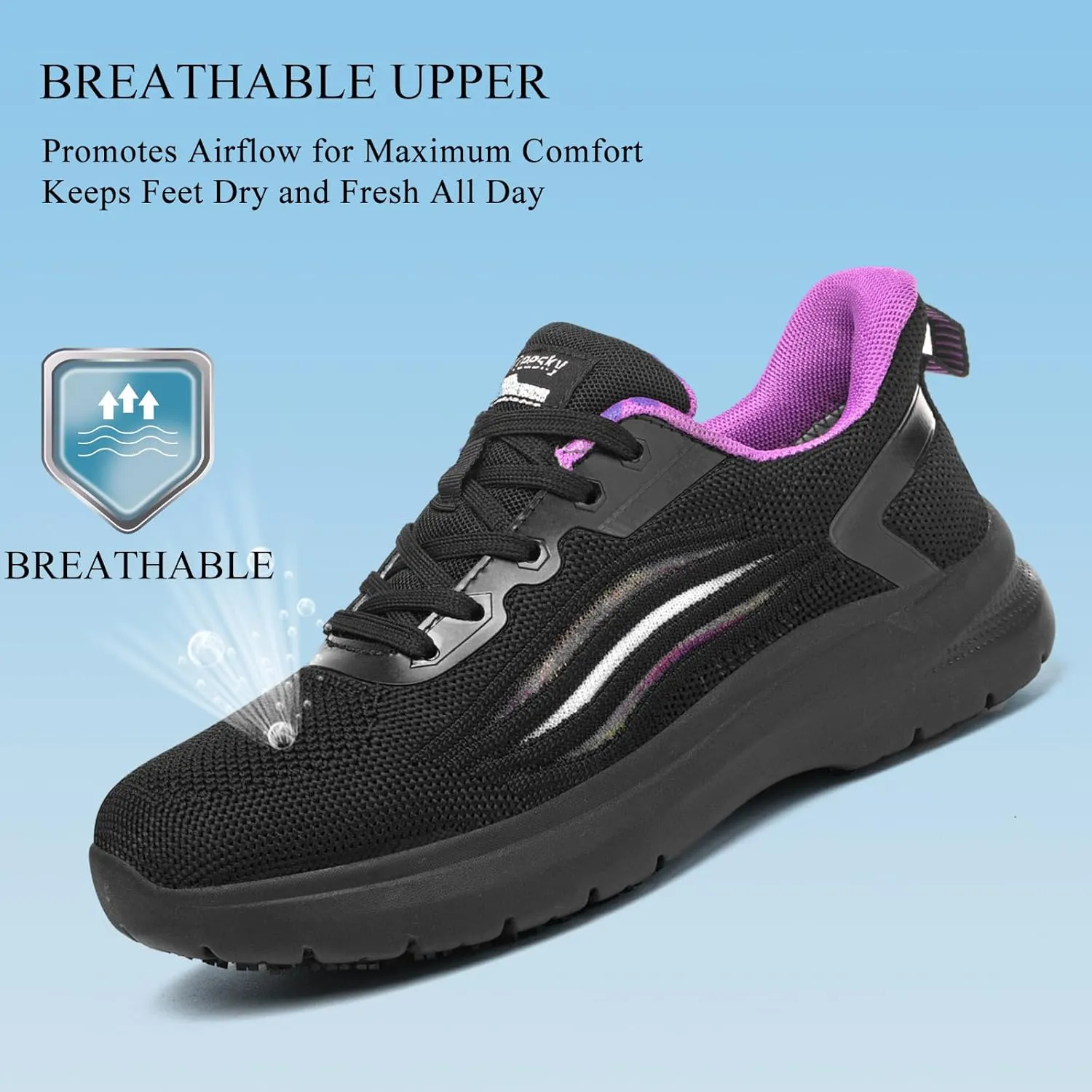 Treesky Non-Slip Shoes for Women in Food Service - Lightweight, Comfortable, Suitable for Restaurant and Crew Work