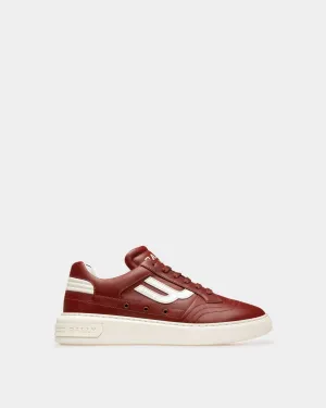 Triumph Sneakers In Heritage Red And White Leather