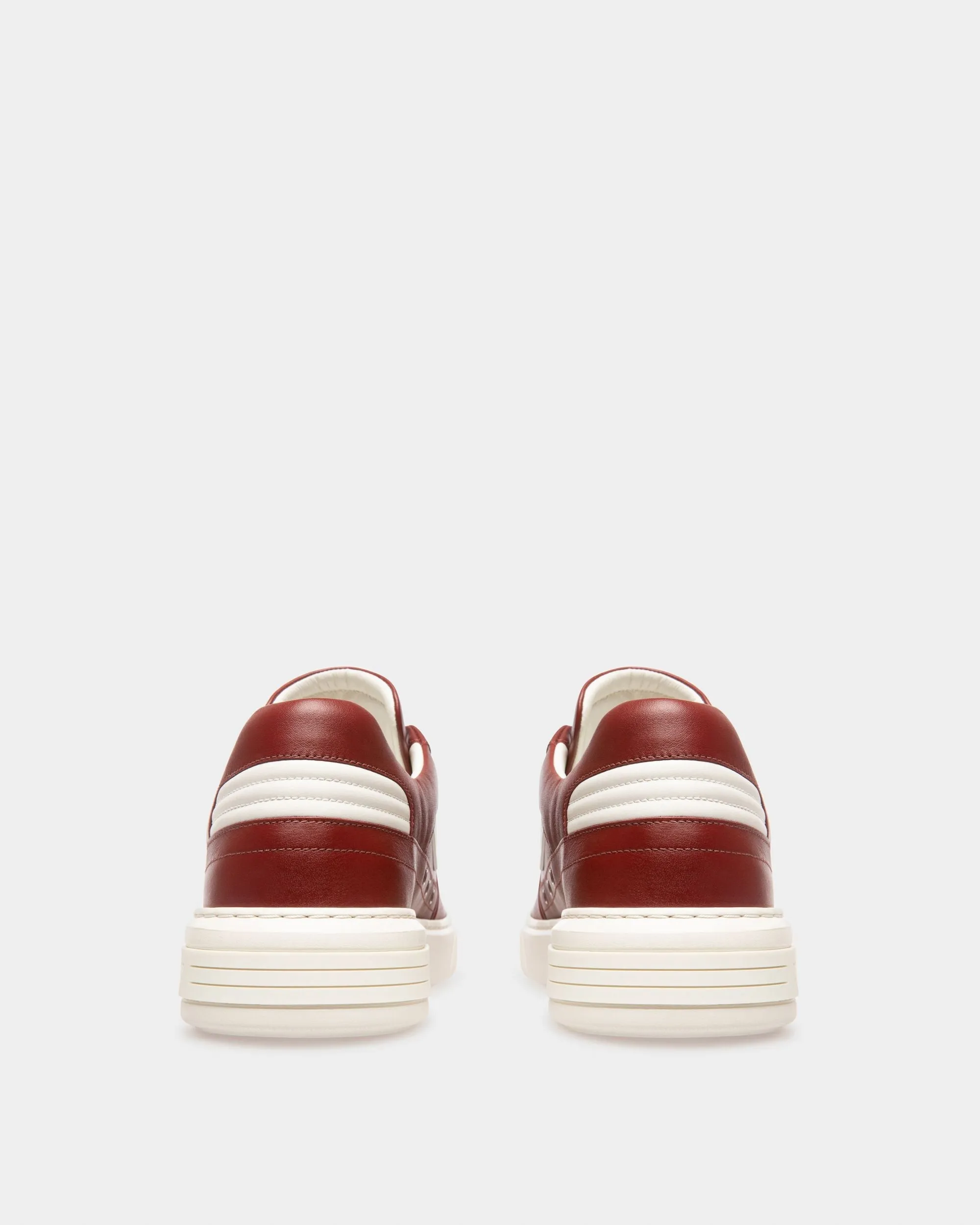 Triumph Sneakers In Heritage Red And White Leather