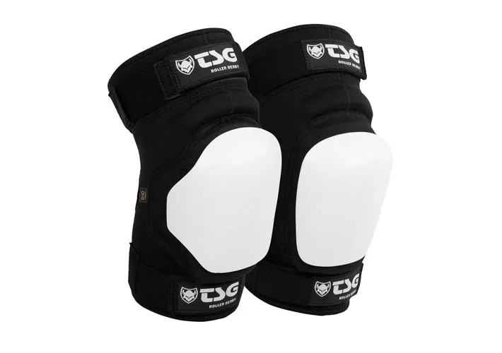TSG Roller Derby D30 X-Large Black/White Knee Pads