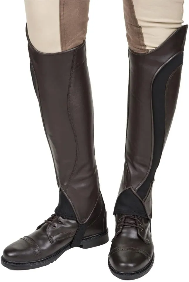 TuffRider Ladies Derby Leather Half Chaps