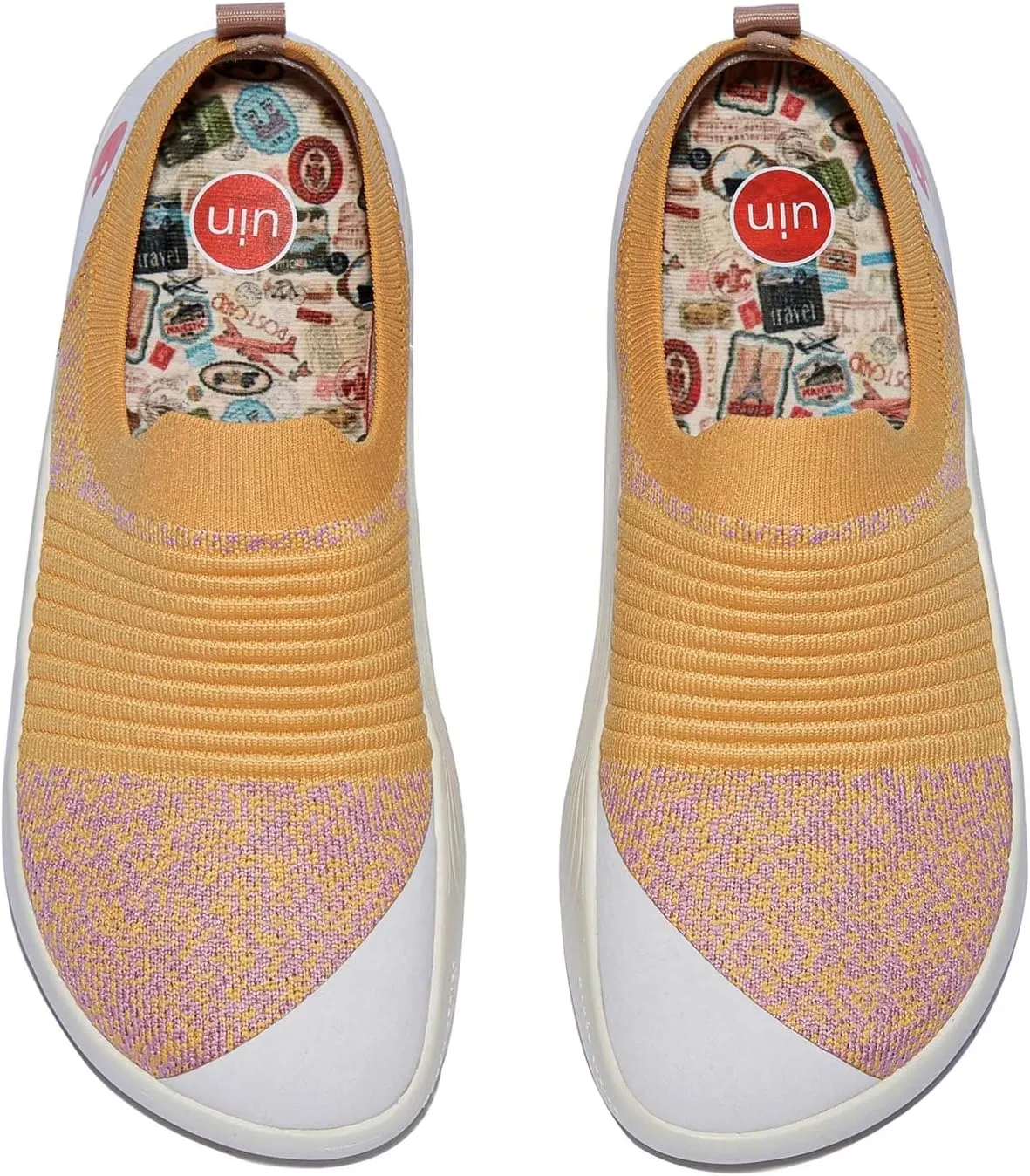 UIN Women's Slip On Walking Shoes Art Travel Lightweight Comfort Fashion Sneaker Mahon Series