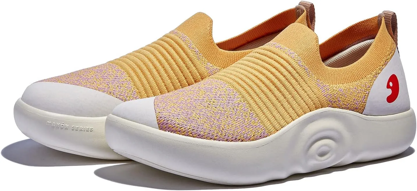 UIN Women's Slip On Walking Shoes Art Travel Lightweight Comfort Fashion Sneaker Mahon Series