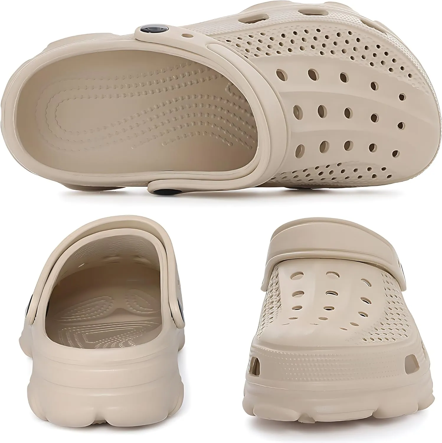 Unisex Garden Clogs,Slip into Non-Slip Comfort with Arch Support,Experience air Cushion Comfort and Easy Slip-on Design, Great for Water Adventures and Casual wear.