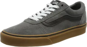 Vans Men's Ward Sneaker, Suede Pewter Gum, 8