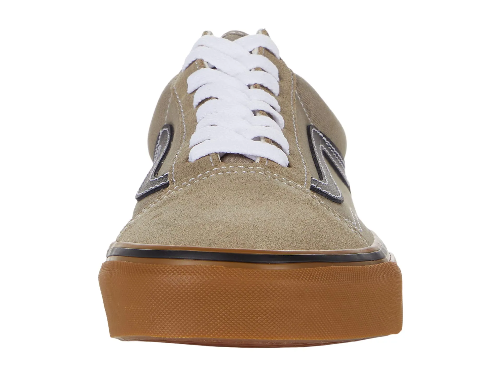 Vans Women's Low-top Trainers Sneaker 10 (Gum) Timber Wolf/Black
