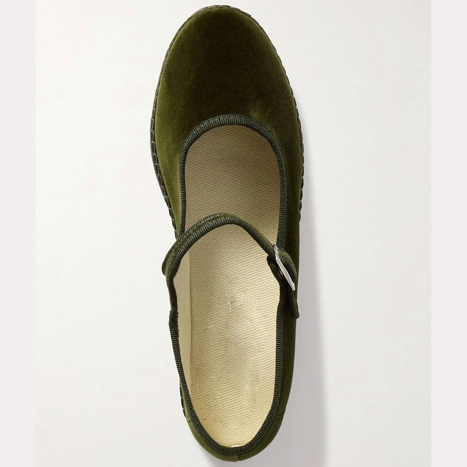 Velvet Ballet Flats for Women with Buckle Strap Comfortable Suede Closed Toe Slip On Mary Jane Flats Casual Comfortable Ballerina Shoes