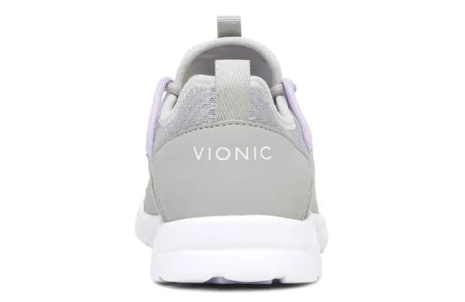 Vionic Grey Zeliah Womens Lace Up Sneakers ZELIYA-GREY