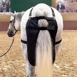 Waterproof Horse Poop Bag - Washable Light Weight Horse Diaper for Miniature Horses - Durable Oxford Material Equine Manure Bags for Riding Areas and Gardens