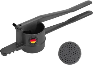 Westmark Special Dark Edition Spaetzle and Potato Press, 41 cm, Round Holes, Aluminium Anthracite