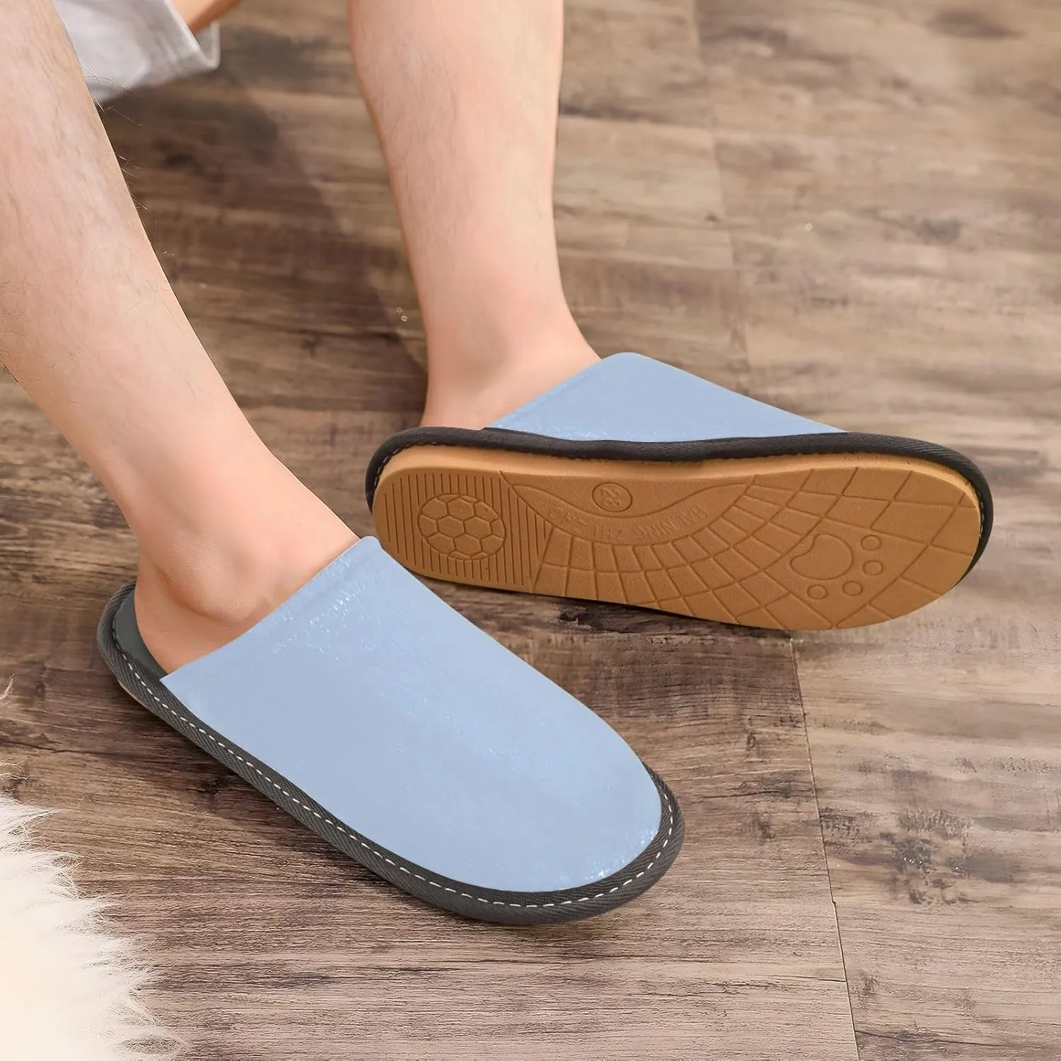 Wheat House Slippers for Women Men Non-Slip Comfortable Slippers