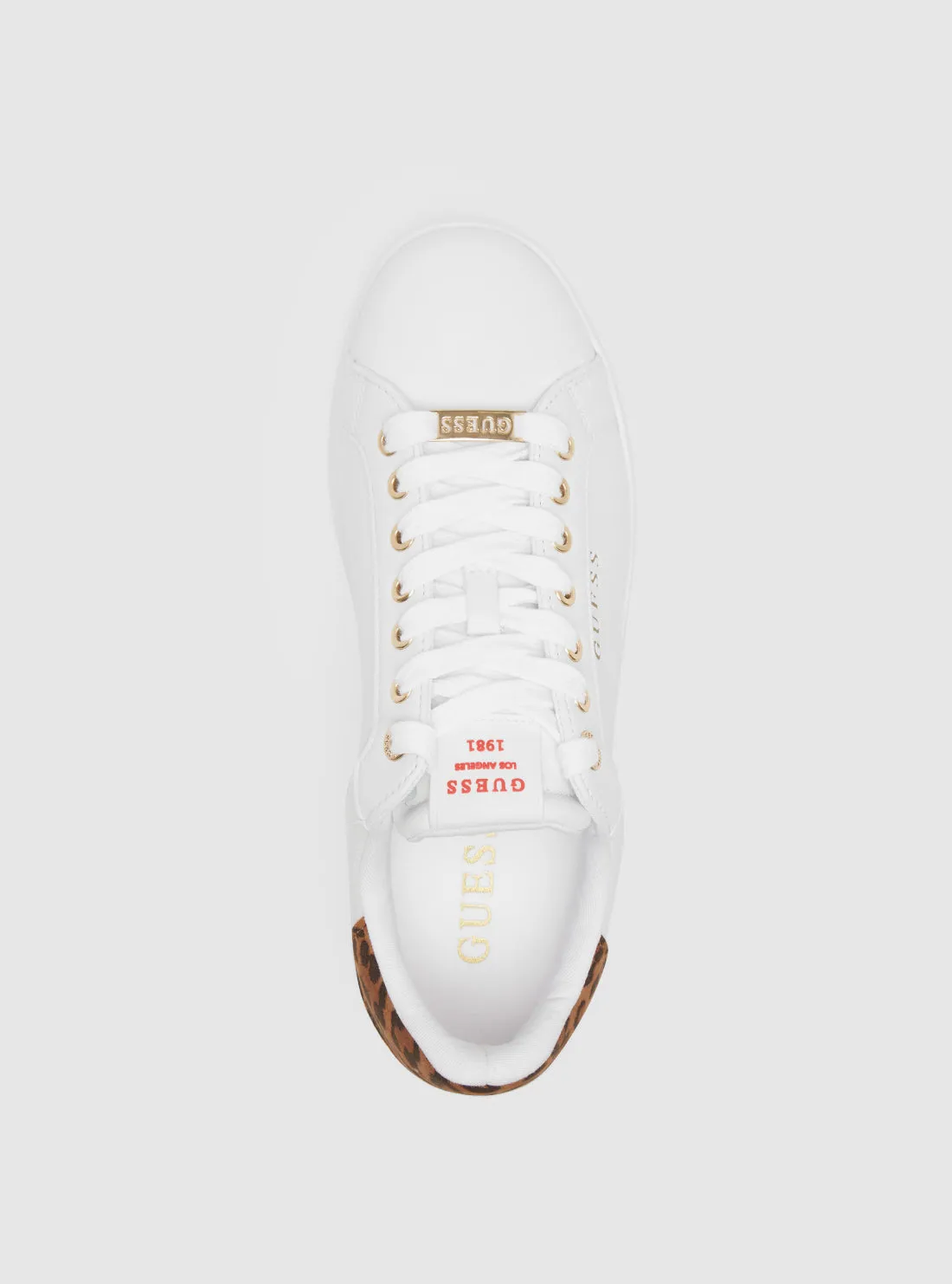 White Brown Roki Low-Top Sneakers