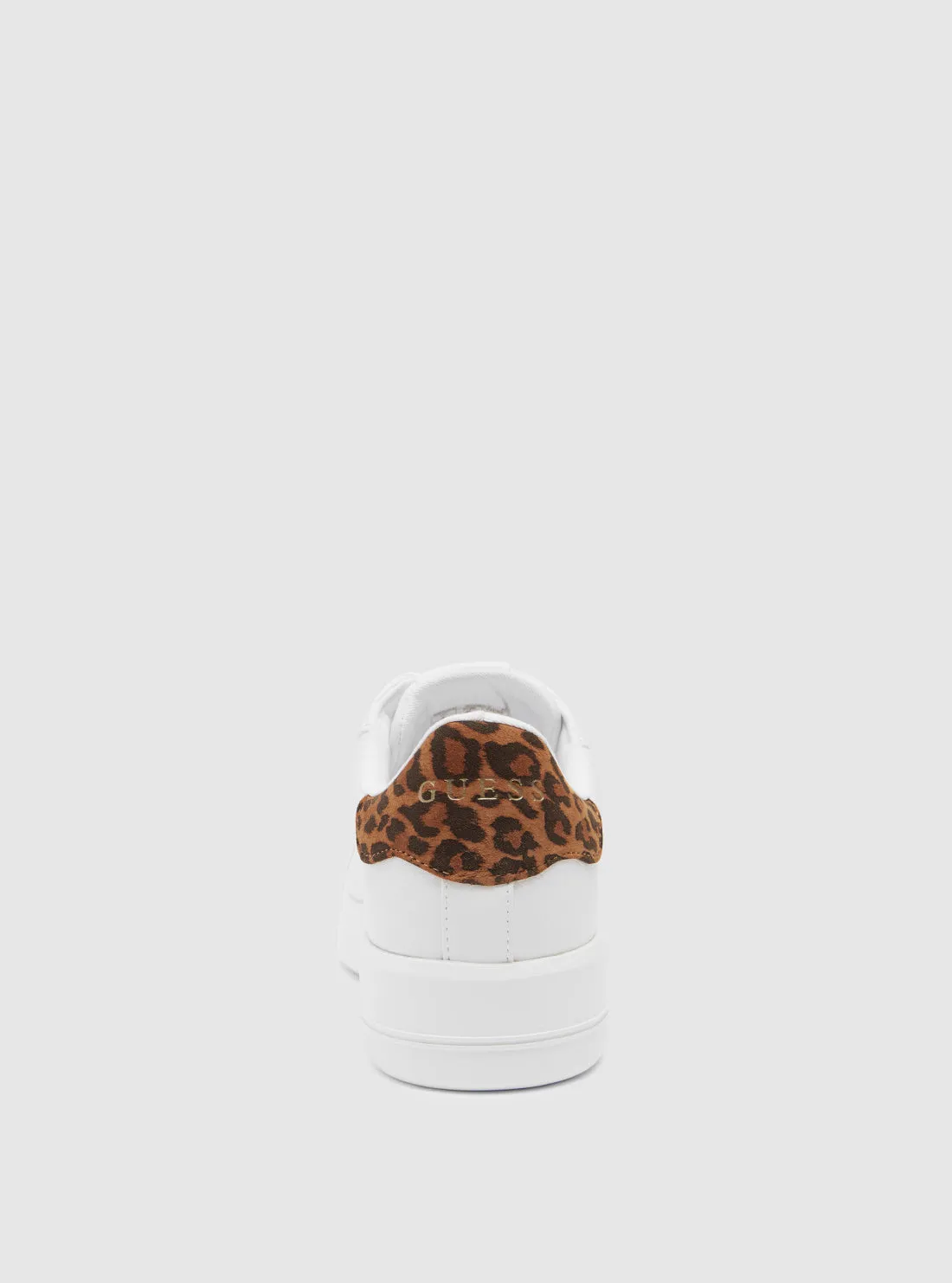 White Brown Roki Low-Top Sneakers