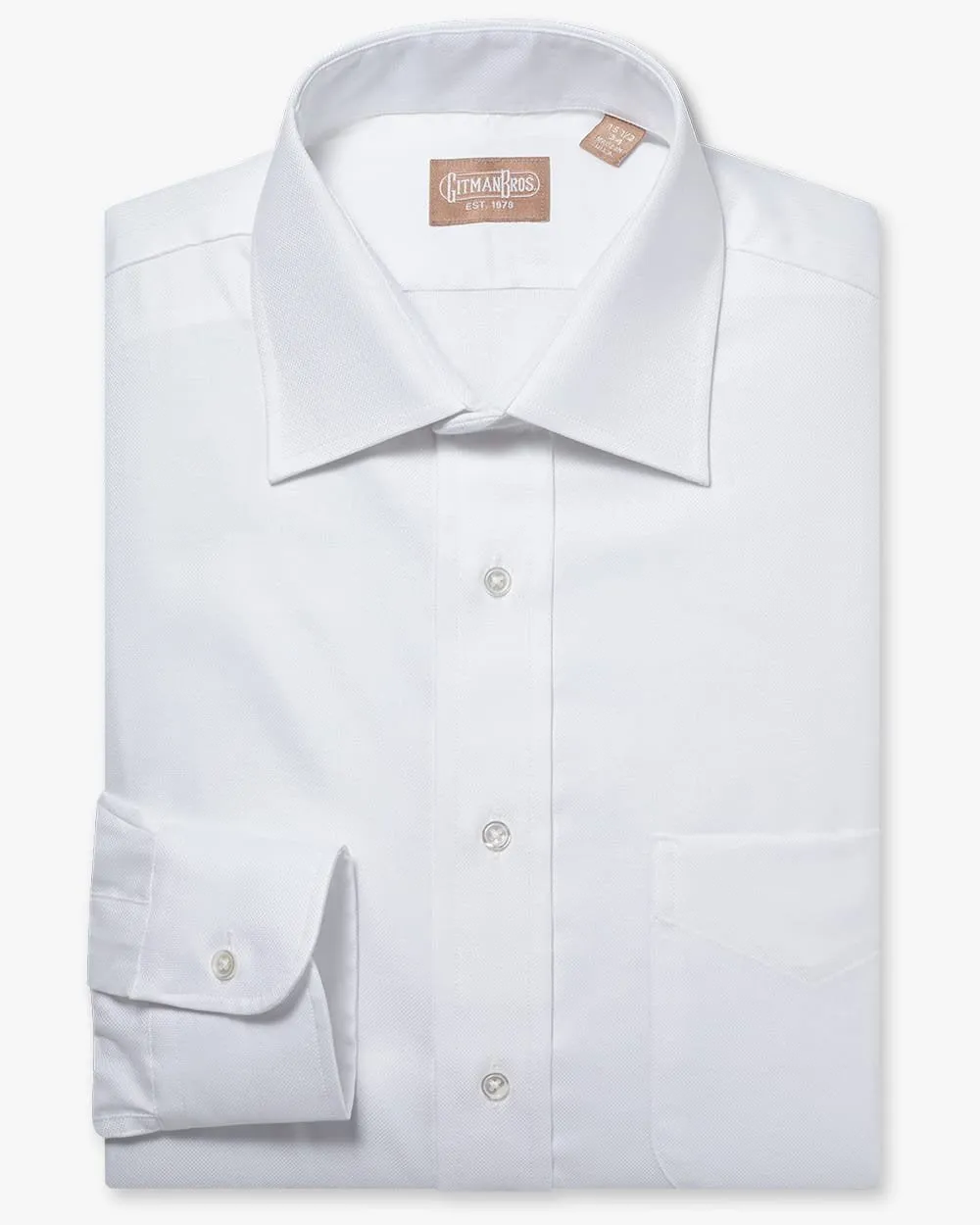 White Royal Oxford Medium Spread