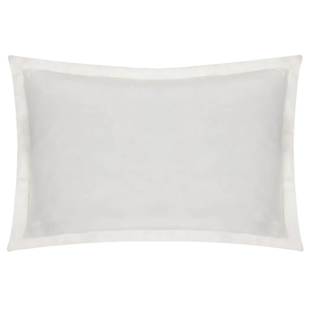Winter Alpine Embroidered Cushion Taupe