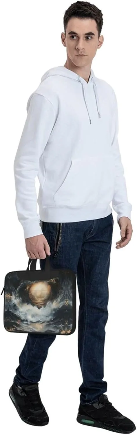 WITHIN THE TIDES Print Trendy Oxford Cloth Laptop Bag - Versatile Laptop Case,Messenger Bag, Shoulder Bag