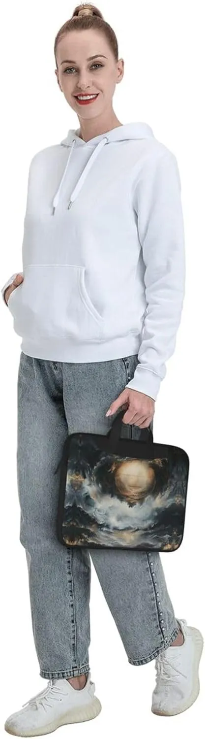 WITHIN THE TIDES Print Trendy Oxford Cloth Laptop Bag - Versatile Laptop Case,Messenger Bag, Shoulder Bag