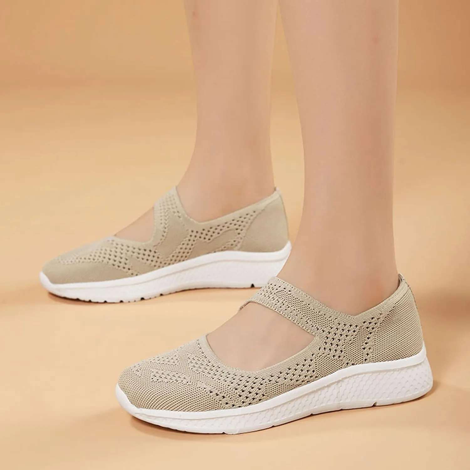 Womens Canvas Slip On Loafers Casual Walking Shoes Lightweight Comfortable Sneakers Non Slip Flat Flats