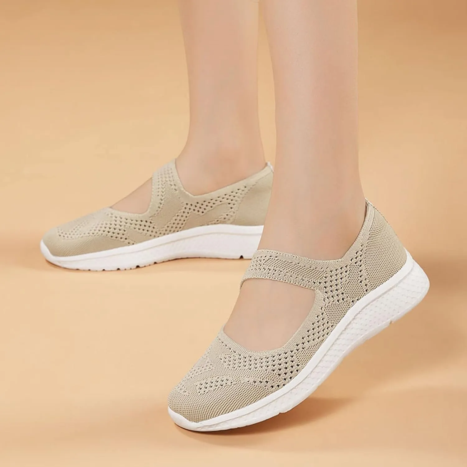 Womens Canvas Slip On Loafers Casual Walking Shoes Lightweight Comfortable Sneakers Non Slip Flat Flats