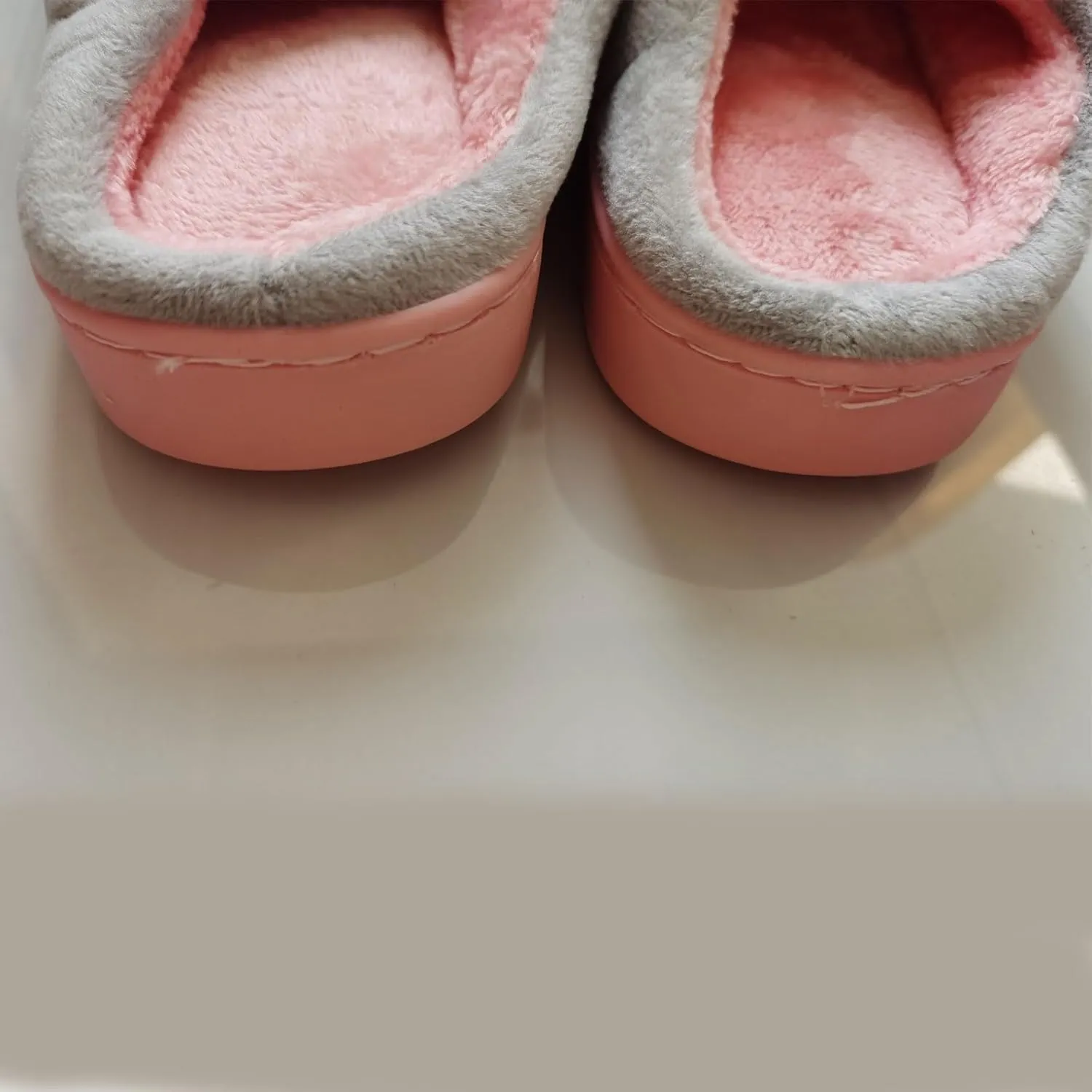 Womens Cute Cat Animal Plush Slip On Winter Warm Bedroom Shoes Memory Foam House Slippers Non Slip Sole
