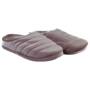 Womens Grosby Puffer Slip On Slippers Pink