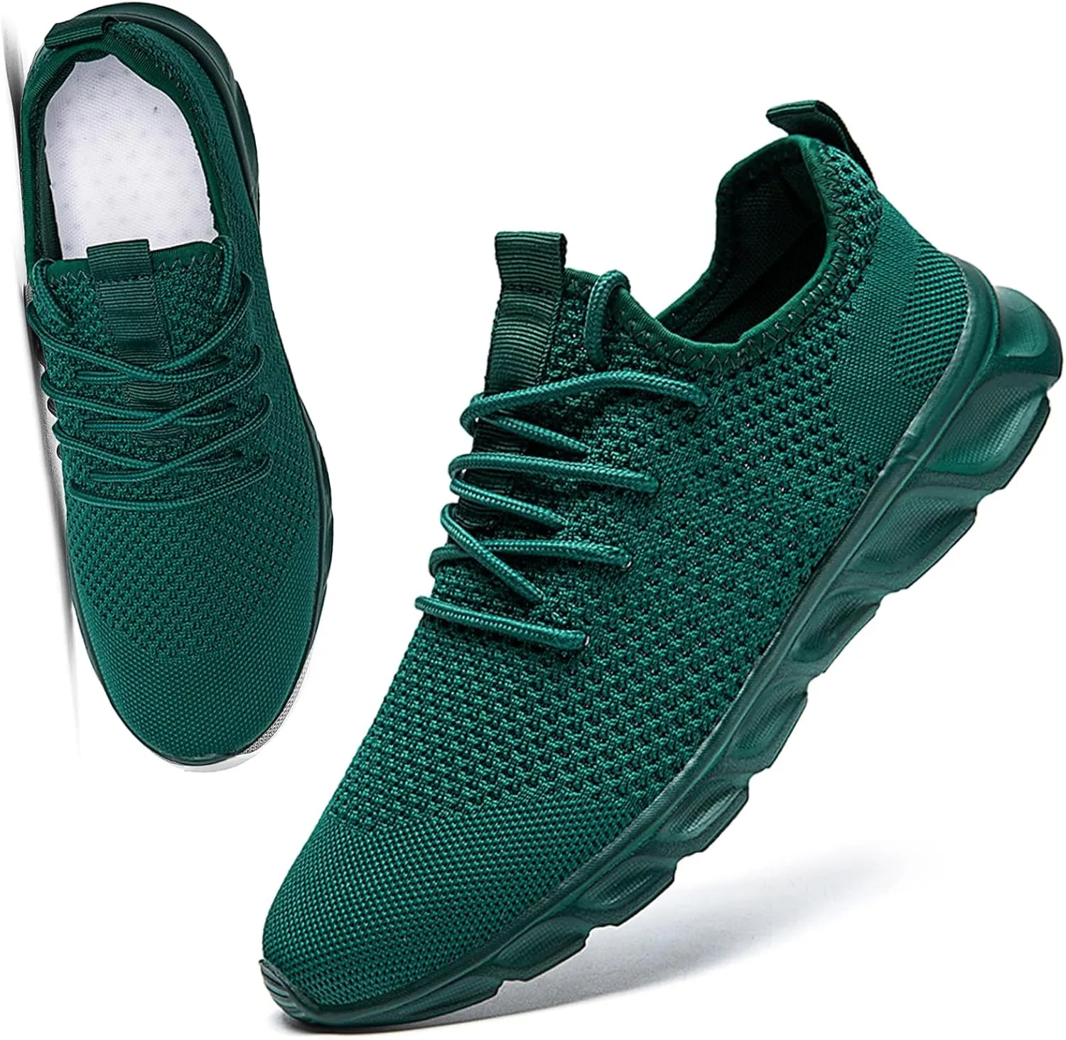 Womens Mens Running Shoes Tennis Sneakers Lightweight Gym Slip on Unisex Shoes Athletic Workout Walking Shoes