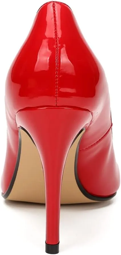 Women's Men's Stiletto Pointy Toe High Heel Plus Size Slip On Wedding Dress Pumps Shoes