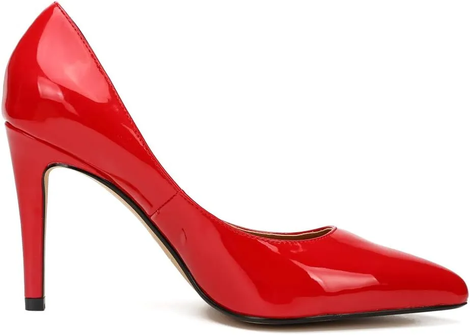 Women's Men's Stiletto Pointy Toe High Heel Plus Size Slip On Wedding Dress Pumps Shoes