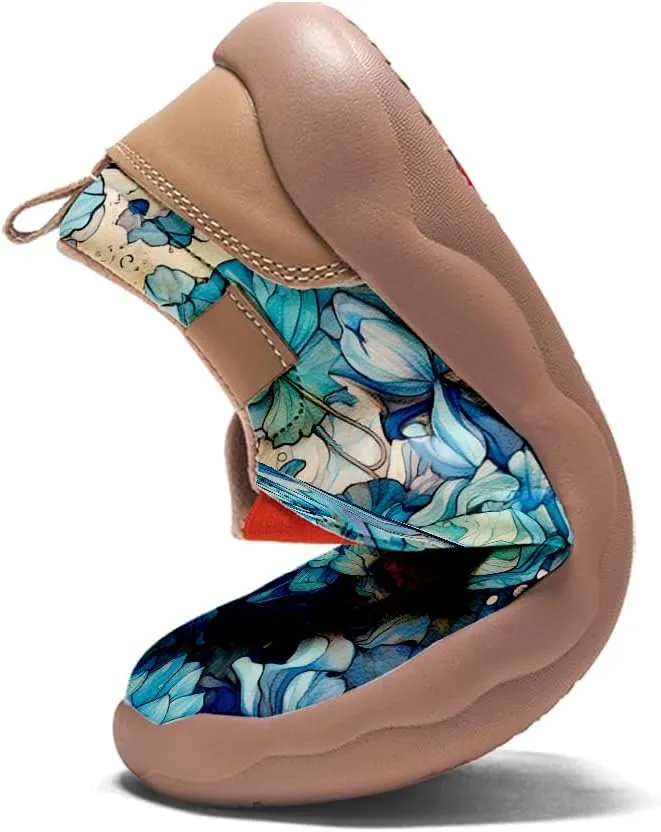 Women's Painted Travel Shoes Casual Slip On Comfortable Walking Loafers