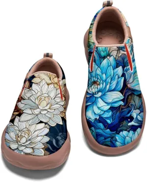 Women's Painted Travel Shoes Casual Slip On Comfortable Walking Loafers