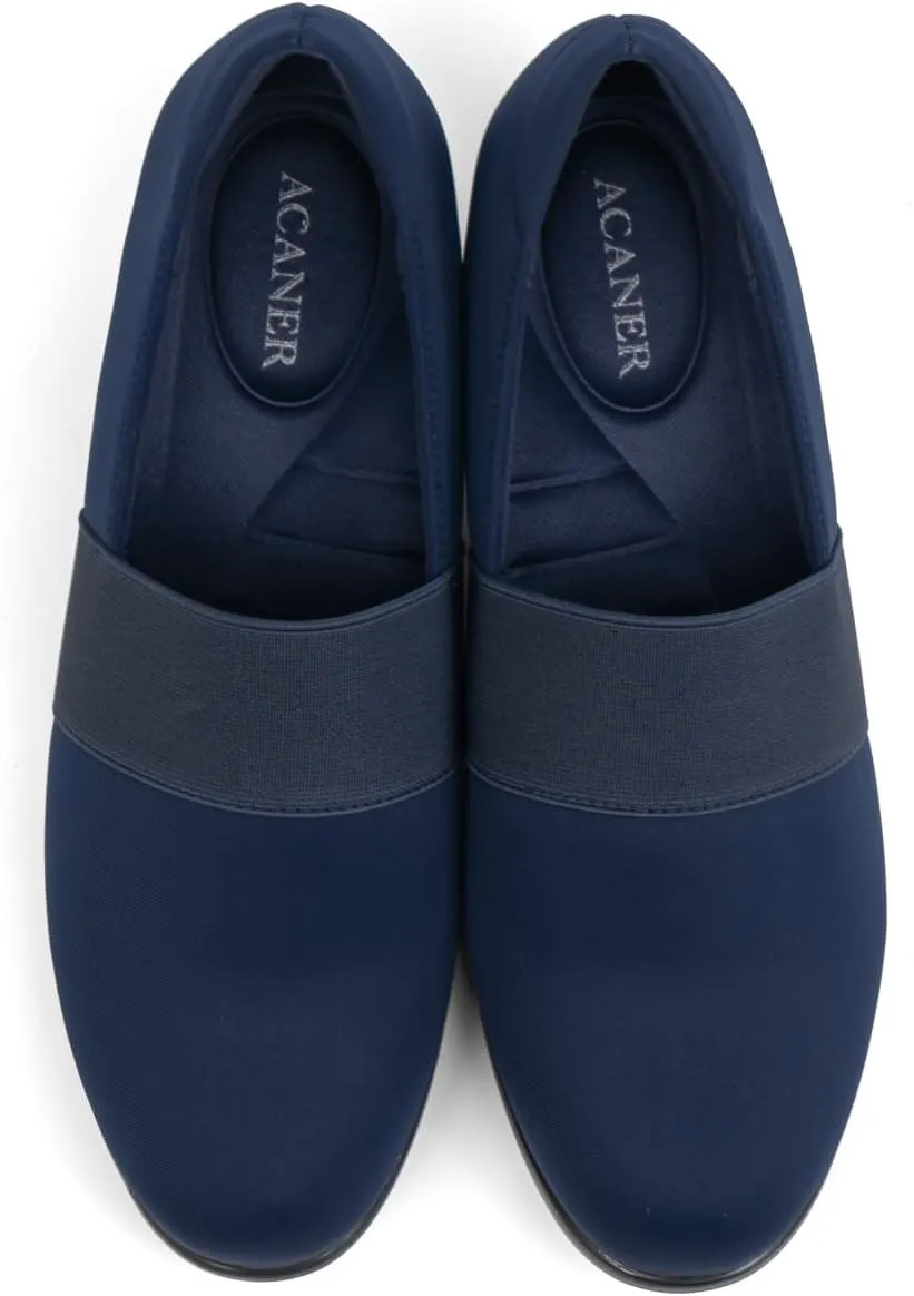 Women's Pumps Chunky Low Block Heel Slip-on Work Shoes Bunion Arch Support Comfortable Dressy Pumps
