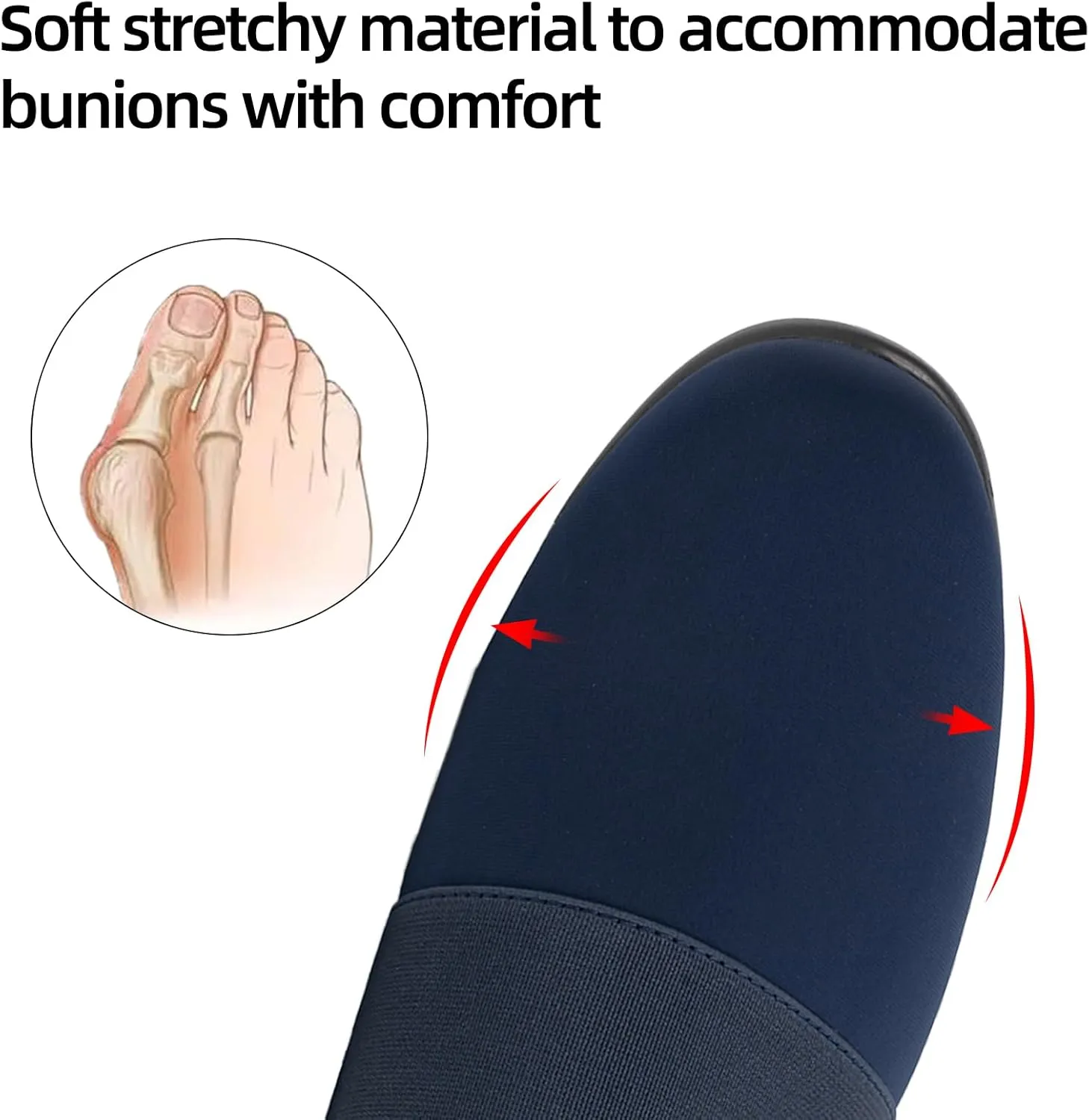 Women's Pumps Chunky Low Block Heel Slip-on Work Shoes Bunion Arch Support Comfortable Dressy Pumps