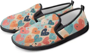 Women's Slip On Fashion Flats Comfortable Dressy Loafer Shoes Round Toe Lightweight Shoes for Office Work Daily Wear Gifts for Mom Wife Sister US Size 6-11