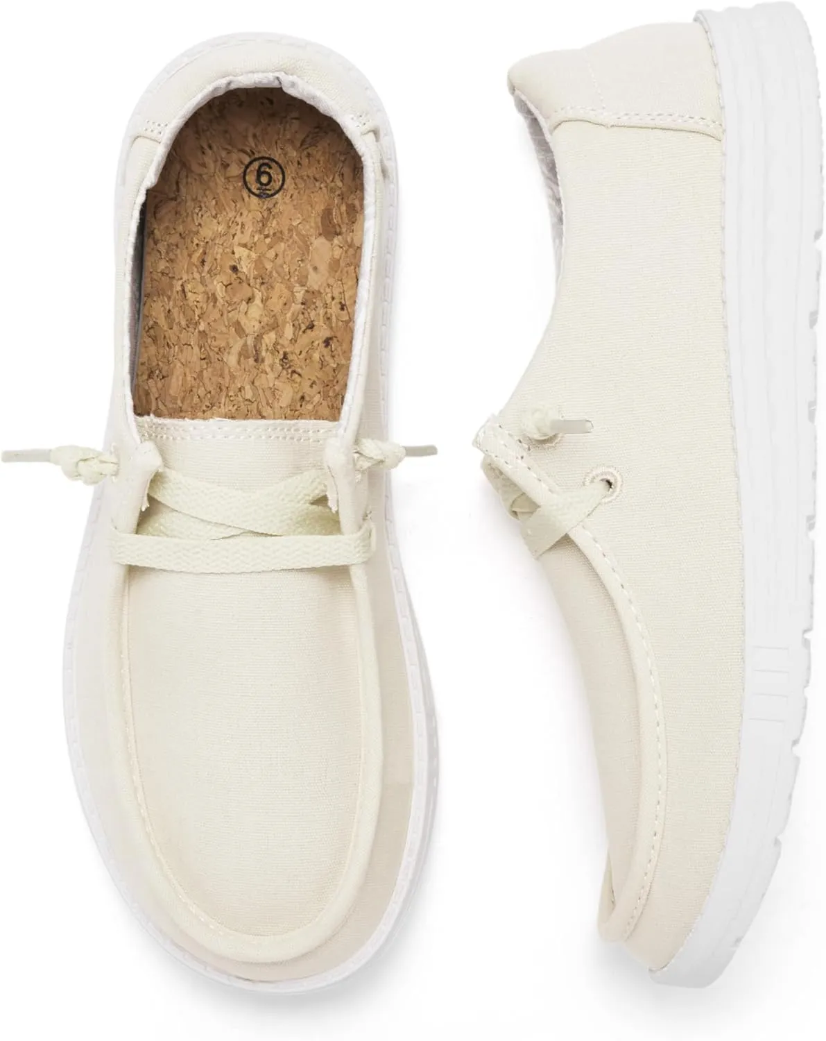 Womens Slip-on Loafers Slip in Boat Walking Shoes