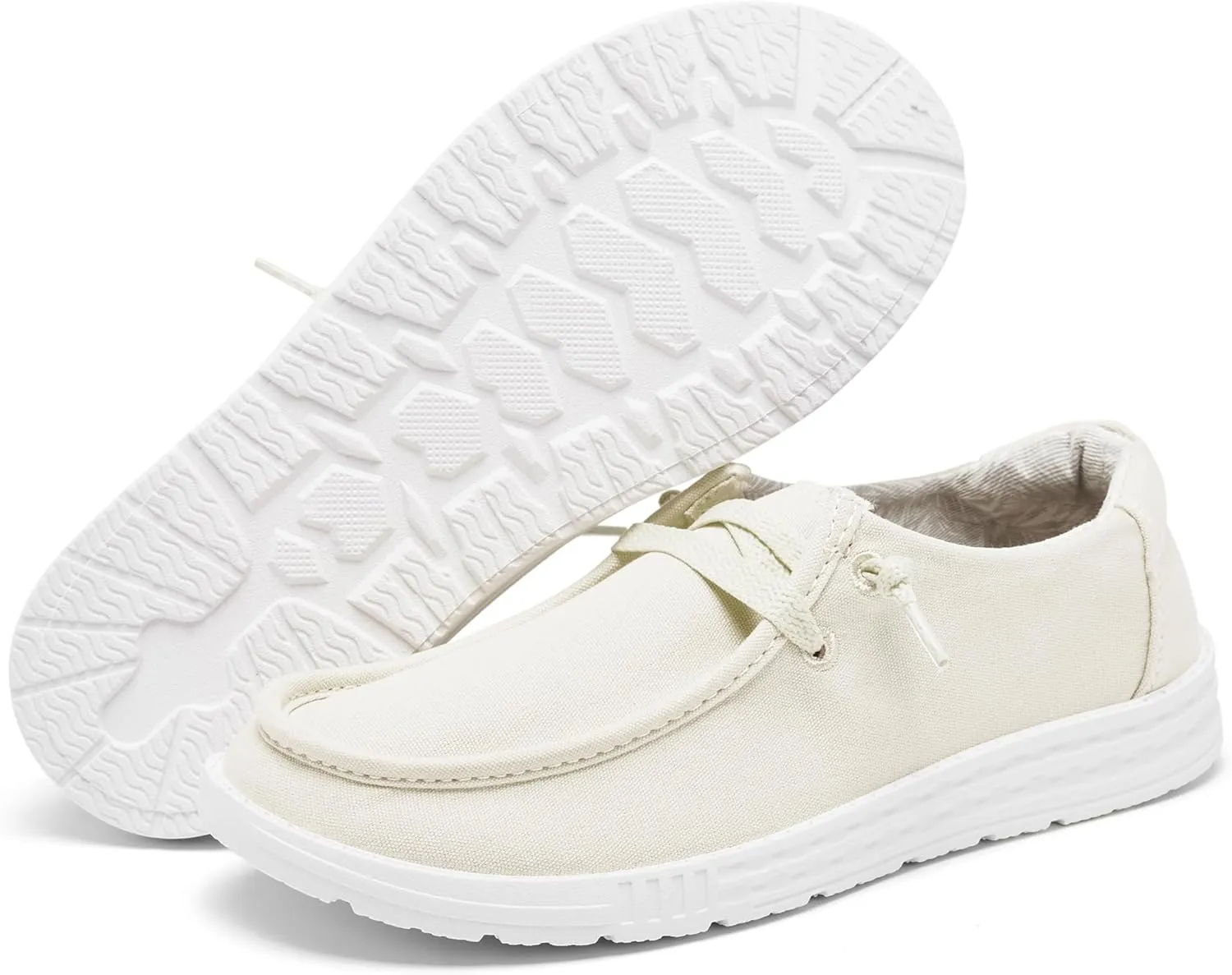 Womens Slip-on Loafers Slip in Boat Walking Shoes