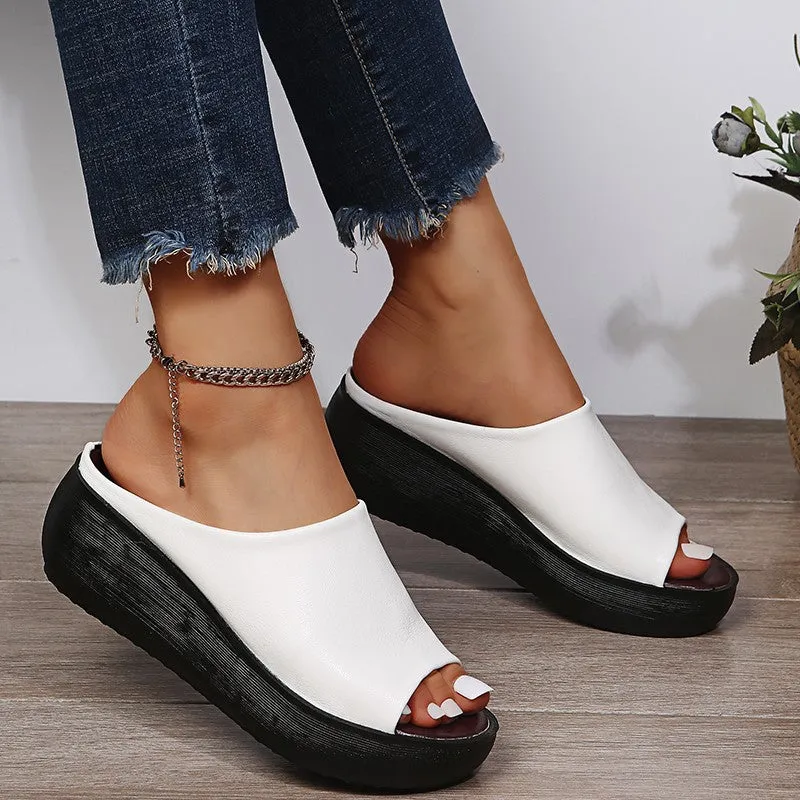 Women's Slip On Wedge Sandals | Platform Slides