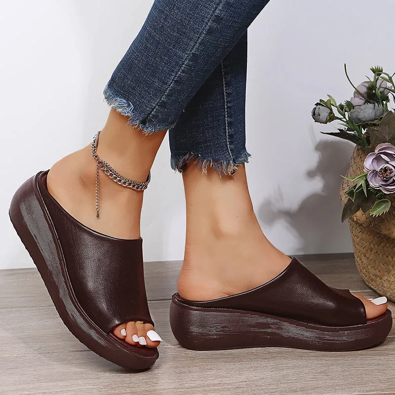 Women's Slip On Wedge Sandals | Platform Slides