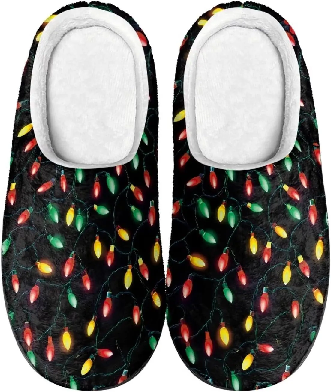 Womens Slippers Comfortable Non-slip Warm Fuzzy Slippers