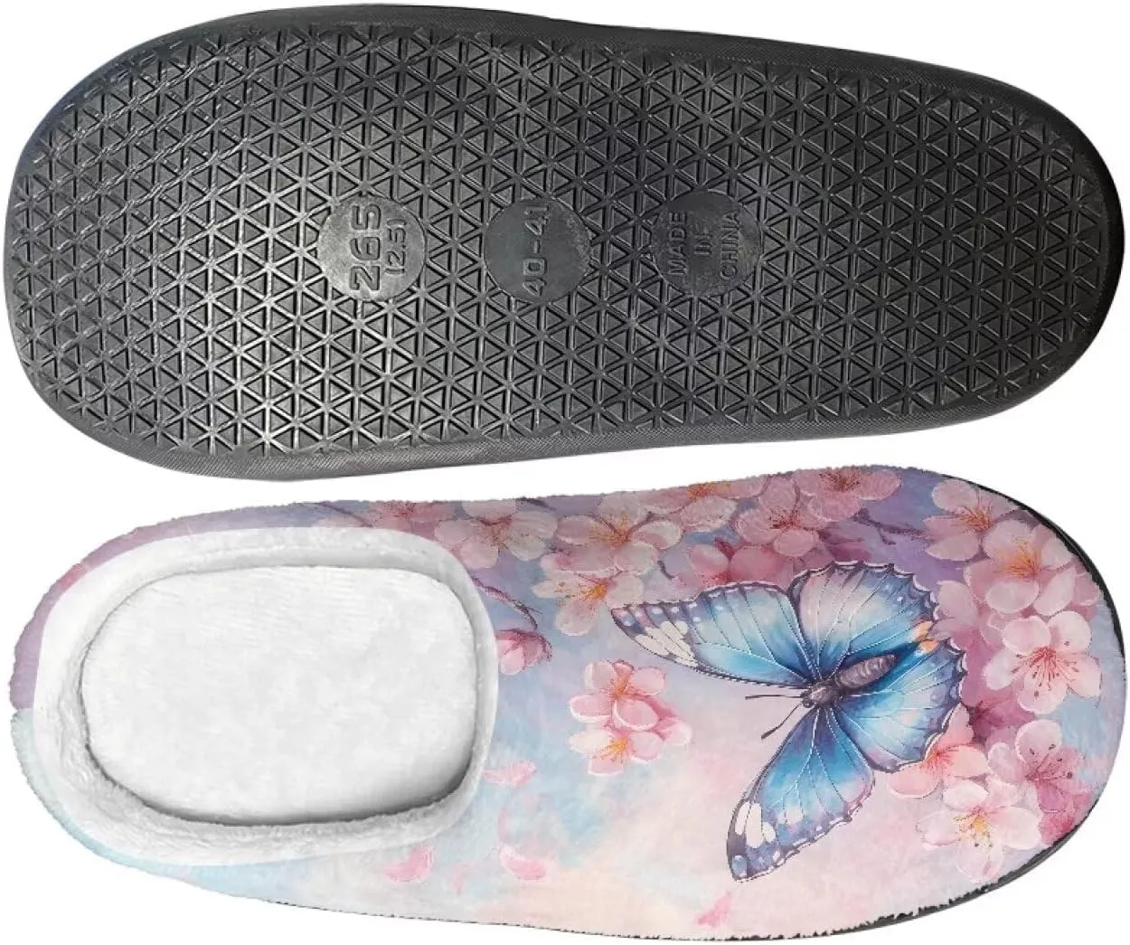 Womens Slippers Comfortable Non-slip Warm Fuzzy Slippers